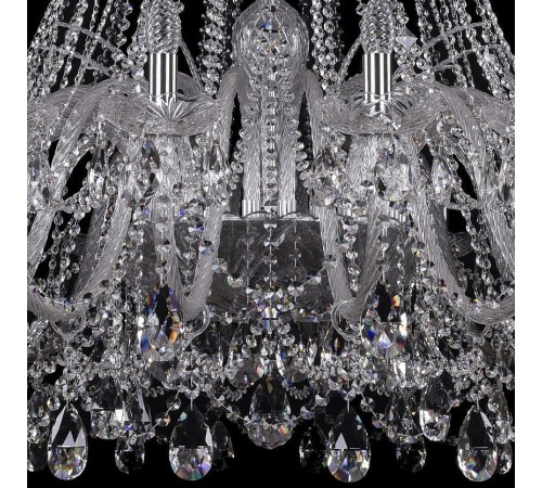 Подвесная люстра Bohemia Ivele Crystal 1411/24/530/Ni 1411