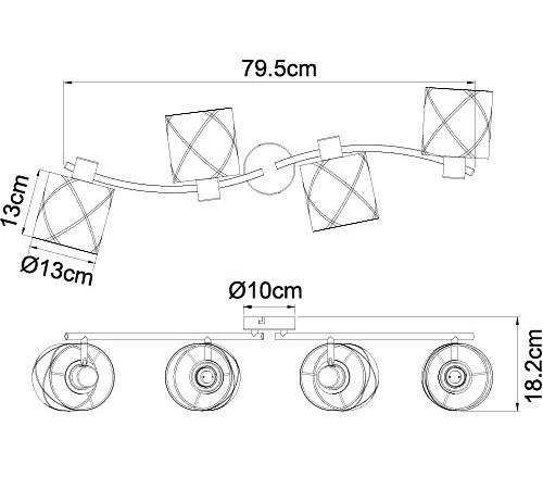 Спот Globo 15431-4 Bemmo