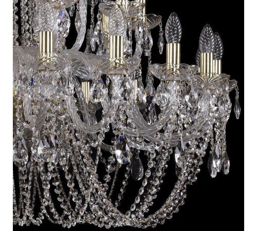Подвесная люстра Bohemia Ivele Crystal 1402/20+10+5/360/G 1402