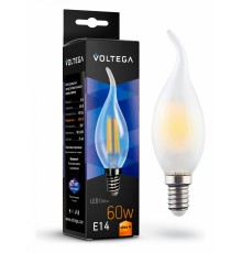 Лампа светодиодная Voltega 7025 Candel wind matt 6W