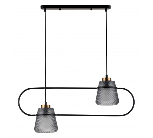Подвесной светильник Indigo 11016/2P Black Astratto
