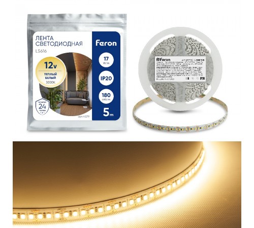 Лента светодиодная Feron 41279 LS616