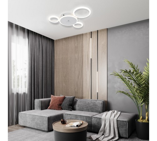 Потолочная люстра Escada 10268/4LED White Saturn