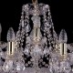 Подвесная люстра Bohemia Ivele Crystal 1413/10+5/300/G/Leafs 1413