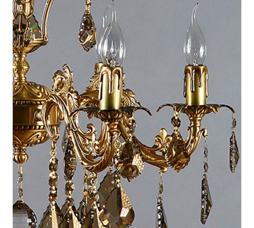 Подвесная люстра Ambiente by Brizzi 2118/6 AB Honey Leaf Granada