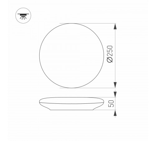 Накладной светильник Arlight 030110 CL-FRISBEE