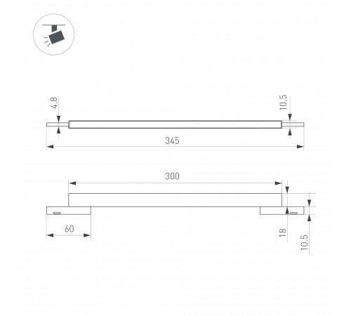 Накладной светильник Arlight 043271 MAG-MICROCOSM