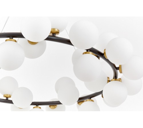 Подвесная люстра LUMINA DECO LDP 6033-40 BK+MD MARSIADA