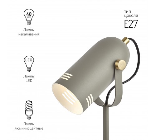 Настольная лампа офисная Эра Б0047195 N117