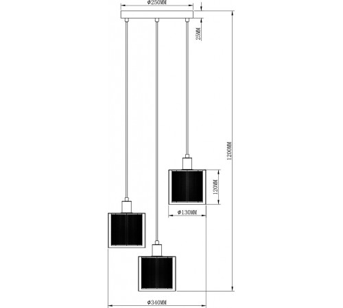 Подвесной светильник Moderli V2871-3P Brizzi