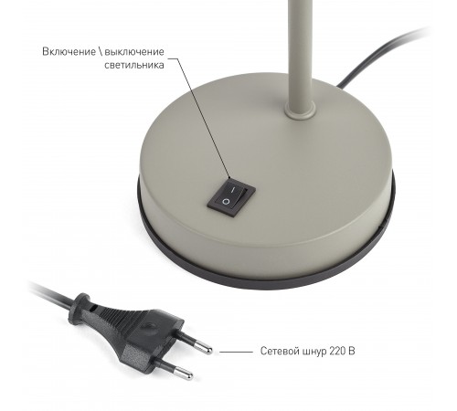 Настольная лампа офисная Эра Б0047195 N117