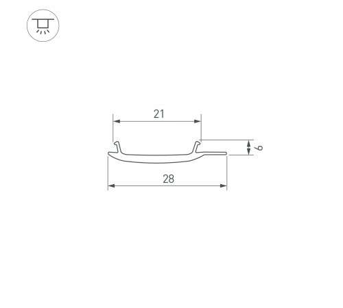 Рассеиватель Arlight 040819 STRETCH