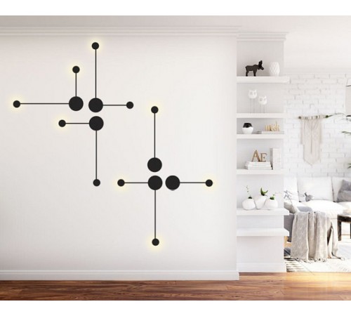 Накладной светильник Italline IT03-1436 black IT03-1436