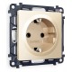 Розетка с заземлением, без рамки Ambrella Volt MA606010 Quant