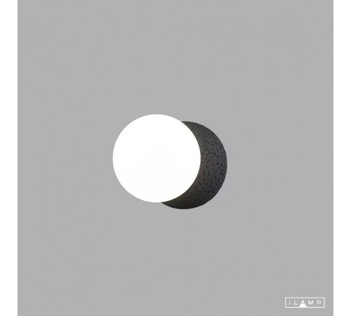 Накладной светильник iLamp 10695W/1-D100 BK-WH Foxtrot