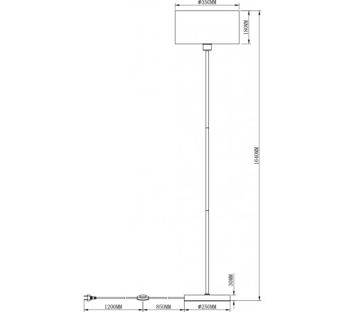 Торшер Moderli V2734-1F Room