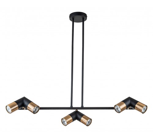 Люстра на штанге Indigo 11036/6R Black Doppio