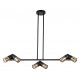 Люстра на штанге Indigo 11036/6R Black Doppio