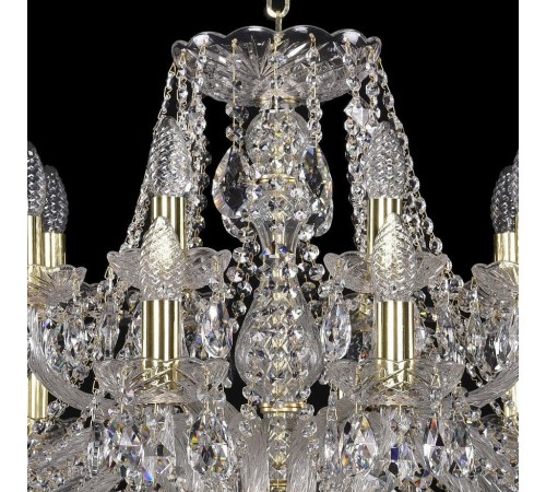 Подвесная люстра Bohemia Ivele Crystal 1413/16+8/360/G 1413