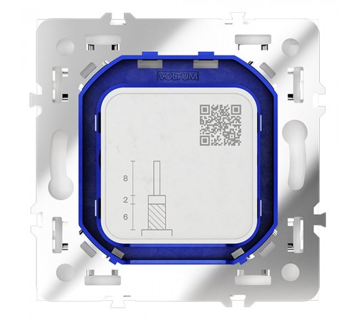 ТВ-розетка и SAT-розетка оконечная без рамки Voltum VLS060401 S70