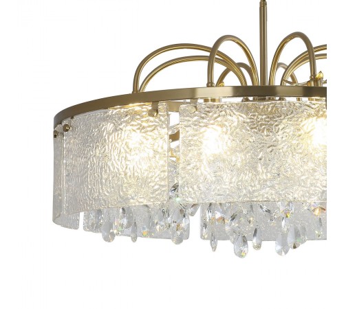 Подвесная люстра Indigo 12033/8P Brass Prosecco