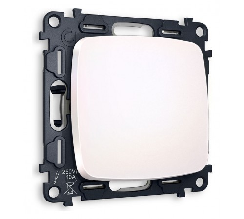 Выключатель одноклавишный без рамки Ambrella Volt MO201010 Quant