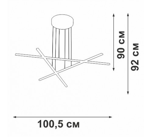 Подвесная люстра Vitaluce V3051-0/3S V3051