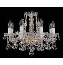 Подвесная люстра Bohemia Ivele Crystal 1413/8/165/G/Balls 1413