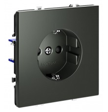 Розетка с заземлением и со шторкой, без рамки Voltum VLS040206 S70