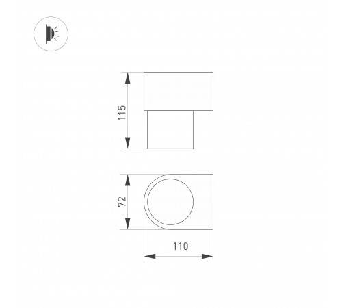 Бра Arlight 033581 SPICY