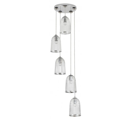 Подвесной светильник Indigo 11046/5P Chrome Lucido