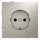 Розетка с заземлением, без рамки Voltum VLS040103 S70