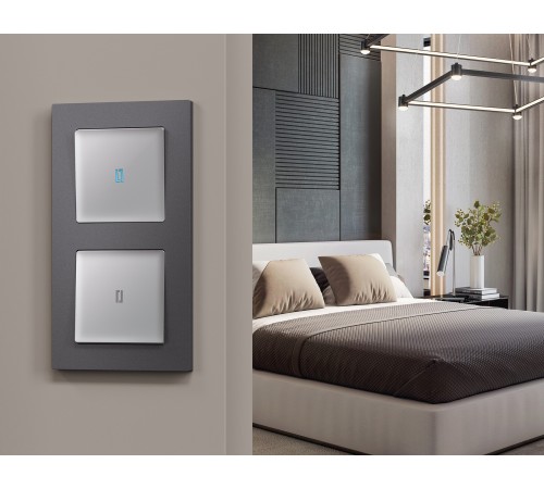 Рамка на 3 поста Ambrella Volt AF220653 Techno