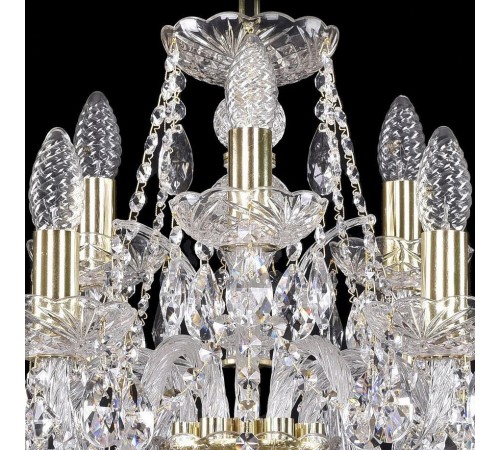 Подвесная люстра Bohemia Ivele Crystal 1411/6+3/195/G 1411