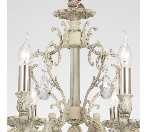 Подвесная люстра Lucia Tucci BARLETTA 1730.8 cream white Barletta