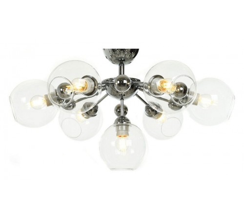 Люстра на штанге LUMINA DECO LDC 8040-7 CHR+PR Devoli