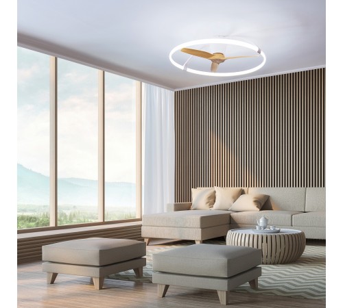 Светильник с вентилятором Mantra (люстры-вентиляторы) 7532 Nepal