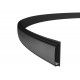 Профиль накладной гибкий Ambrella Light GP1600BK/BK GP