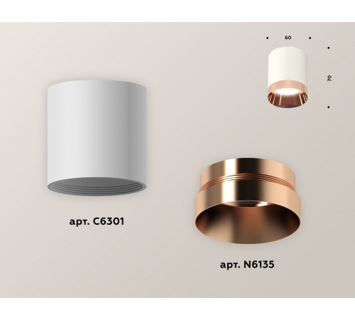 Накладной светильник Ambrella Light XS6301025 XS