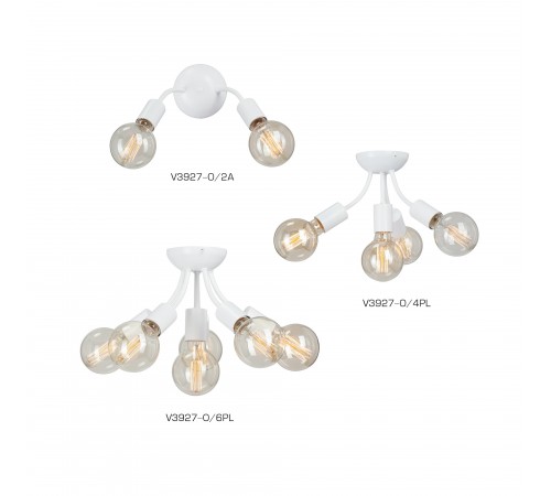 Потолочная люстра Vitaluce V3927-0/4PL V3927