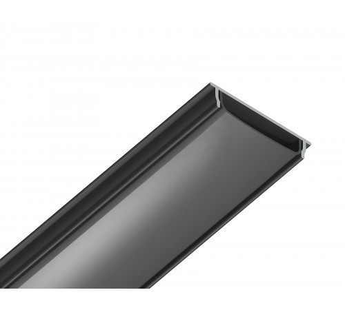 Профиль накладной гибкий Ambrella Light GP1600BK/BK GP