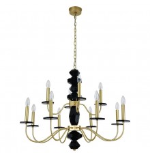 Подвесная люстра Newport 3878+4/С brass VANESSA