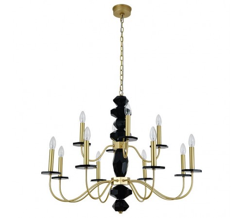 Подвесная люстра Newport 3878+4/С brass VANESSA