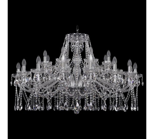 Подвесная люстра Bohemia Ivele Crystal 1413/16+8/400/Ni 1413