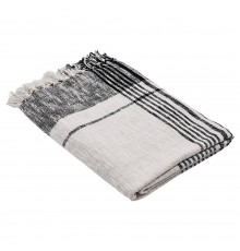 Плед (170x130 см) Chevery EG_420063 белый, черный