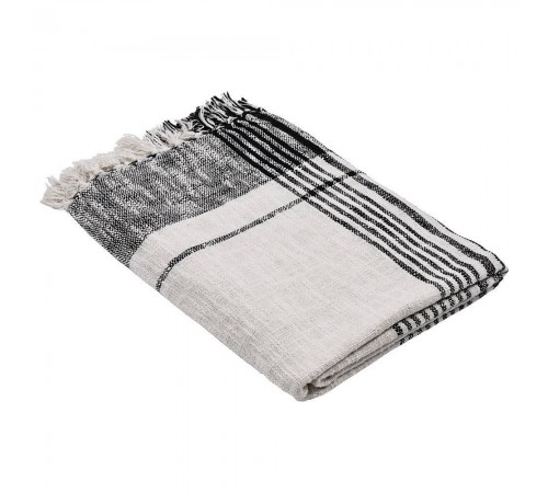 Плед (170x130 см) Chevery EG_420063 белый, черный