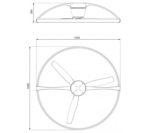Светильник с вентилятором Mantra (люстры-вентиляторы) 7532 Nepal