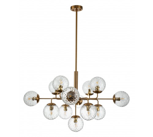 Люстра на штанге Indigo 11008/13P Brass Cocoon