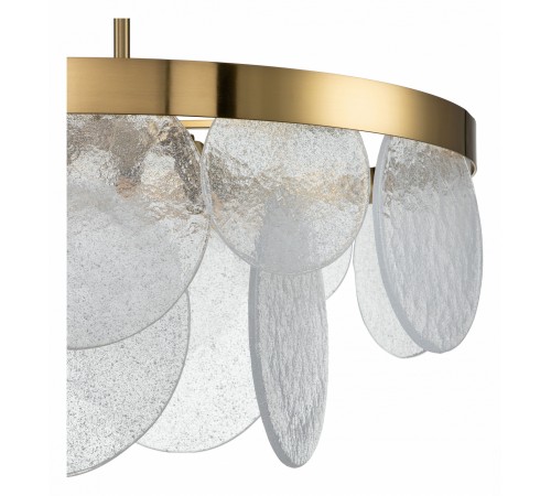 Светильник на штанге Indigo 12018/8R Brass Bianco