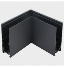 Соединитель угловой L-образный для треков накладных Italline IT012-5034 black Atom